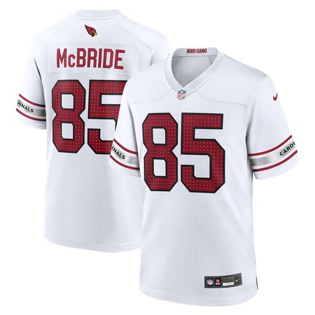 Men's Arizona Cardinals #85 Trey McBride White Game Jersey